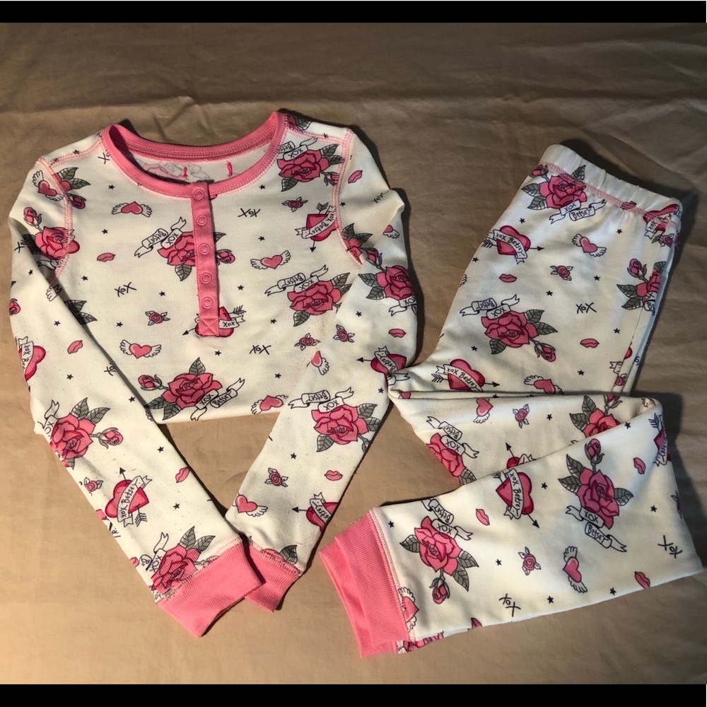 💕GIRLS BETSEY JOHNSON PJ’S, EUC, SZ7/8💕